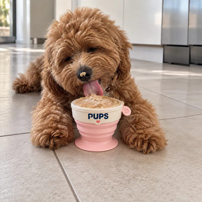 Charlie with the cups