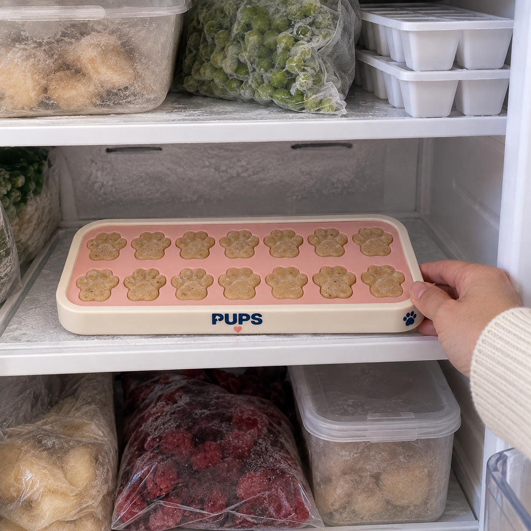Preparing a paw tray