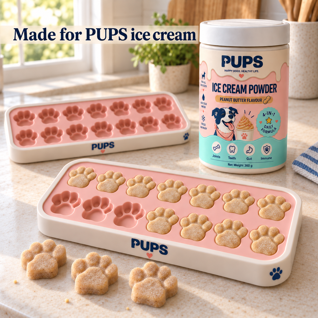Paw trays with the PUPS tub